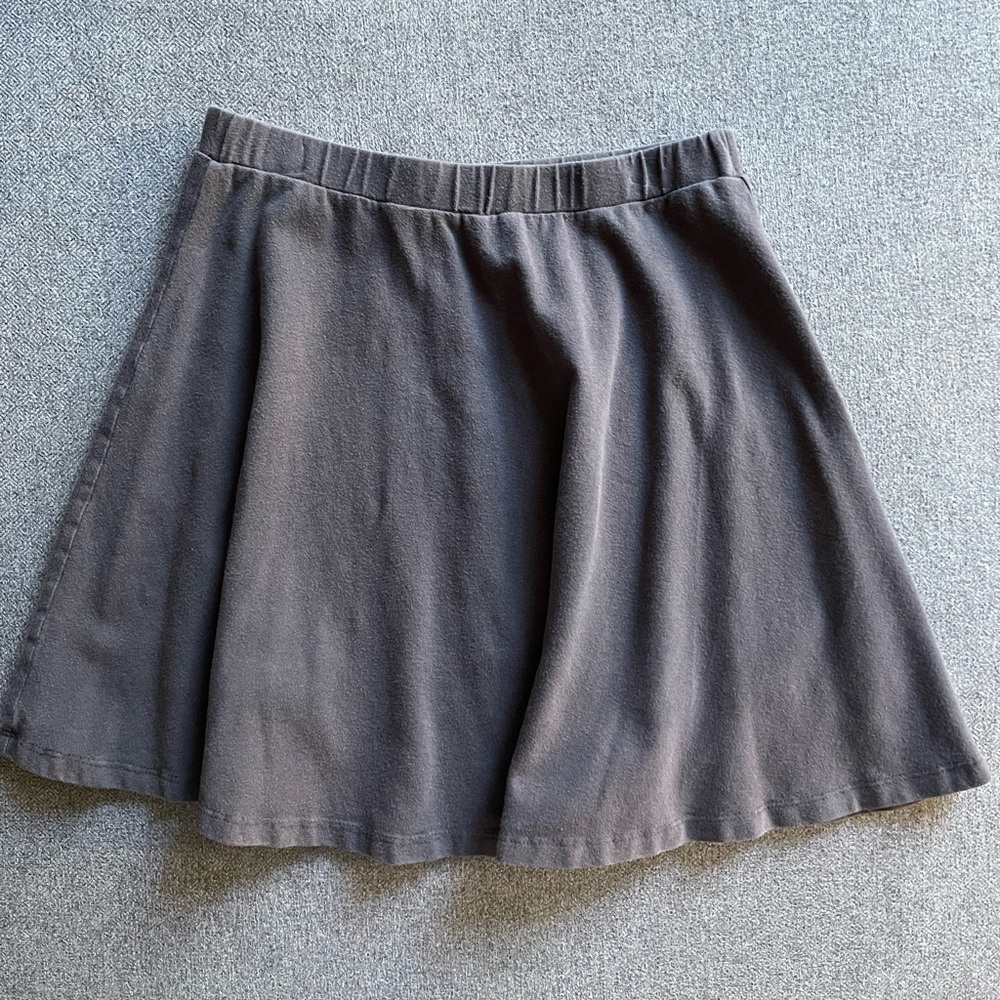 Lily White Charcoal Skater Skirt